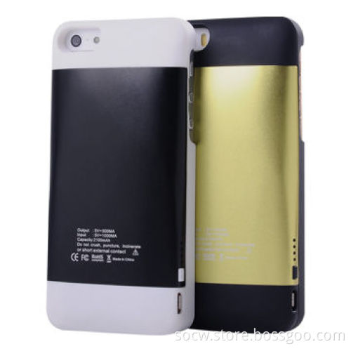 2,100mAh chargers for iPhone 5 back cover